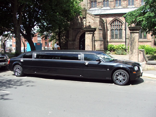 Black Chrysler Limo Hire 