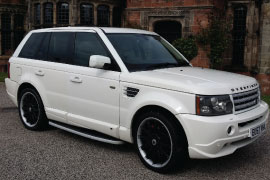 White Range Rover Sport Overfinch